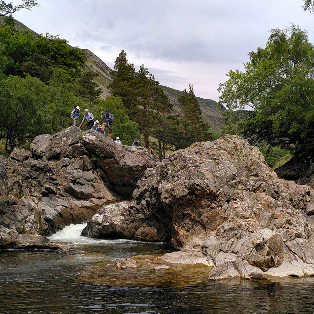 Hutton's Granite Intrusions - Glent Tilt, Scotland